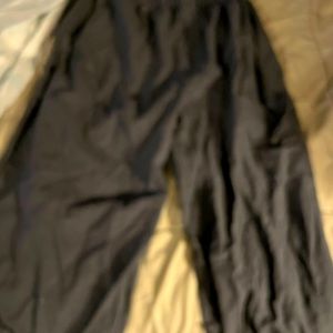 Black cargo pants